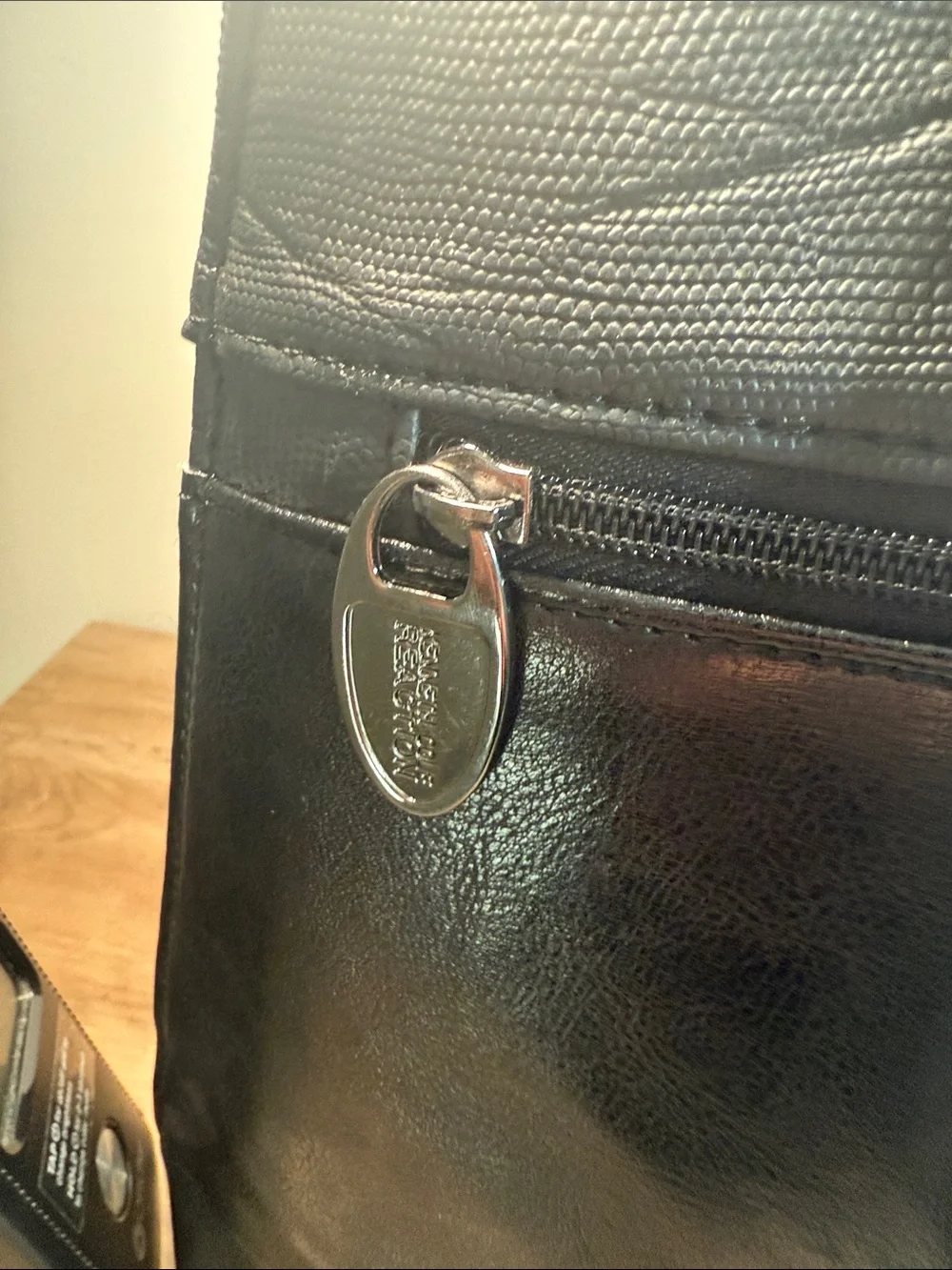 Kenneth Cole Reaction Leeds Exclusive Black Work Tote Bag NWT Tablet 9950-S3BK